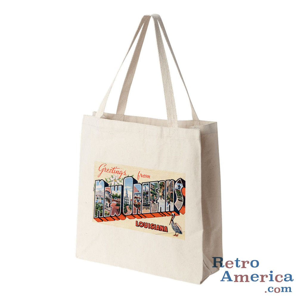 Greetings from New Orleans Louisiana LA 3 Postcard Tote Bag