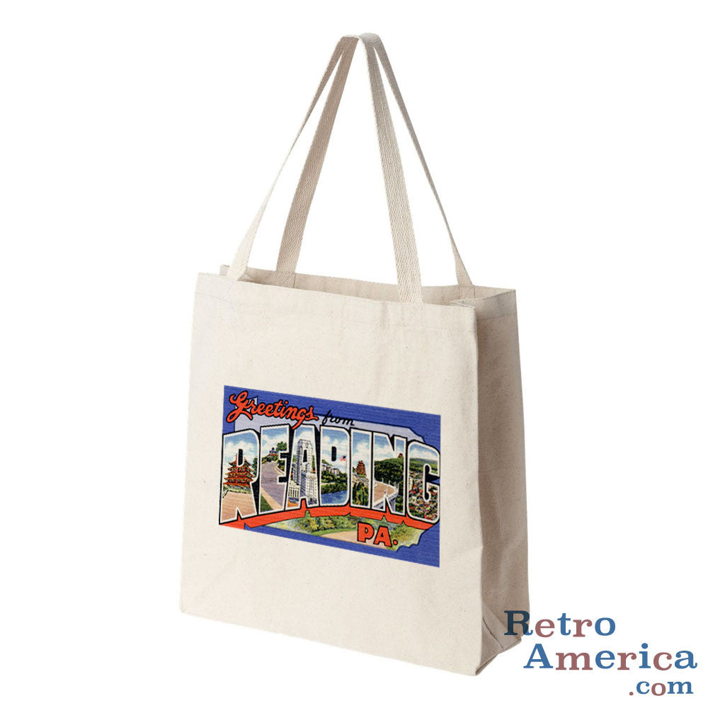 Greetings from Reading Pennsylvania PA 1 Postcard Tote Bag