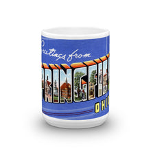 Greetings from Springfield Ohio Unique Coffee Mug, Coffee Cup