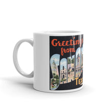 Greetings from San Antonio Texas Unique Coffee Mug, Coffee Cup