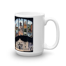 Greetings from San Antonio Texas Unique Coffee Mug, Coffee Cup