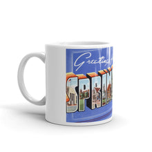 Greetings from Springfield Ohio Unique Coffee Mug, Coffee Cup