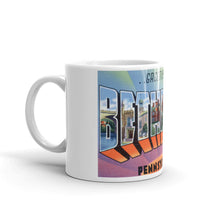 Greetings from Bethlehem Pennsylvania Unique Coffee Mug, Coffee Cup