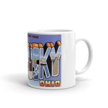 Greetings from Sandusky Ohio Unique Coffee Mug, Coffee Cup