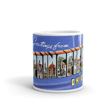 Greetings from Springfield Ohio Unique Coffee Mug, Coffee Cup