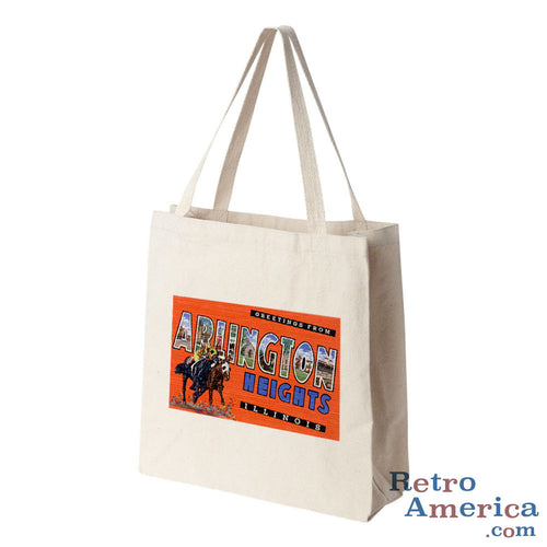 Greetings from Arlington Heights Illinois IL Postcard Tote Bag