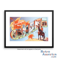 Greetings from Canada Canada 1 Postcard Framed Wall Art