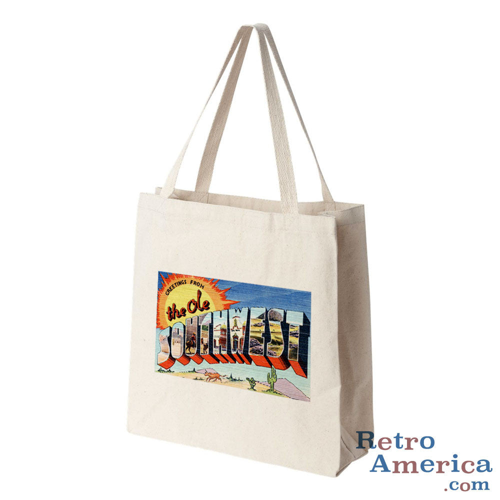 Greetings from The Ole Southwest Ole Southwest Postcard Tote Bag