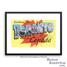 Greetings from Toronto Canada Canada 1 Postcard Framed Wall Art