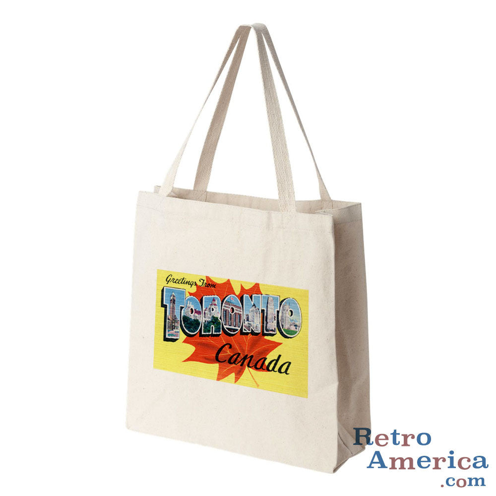 Greetings from Toronto Canada Canada 1 Postcard Tote Bag