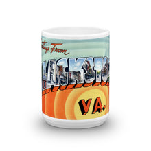 Greetings from Blackstone Virginia Unique Coffee Mug, Coffee Cup