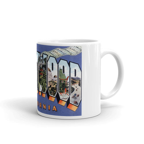 Greetings from Hollywood California Unique Coffee Mug, Coffee Cup 1