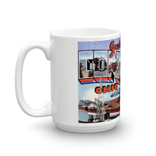 Greetings from Conneaut Ohio Unique Coffee Mug, Coffee Cup