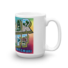 Greetings from Poplar Bluffs Missouri Unique Coffee Mug, Coffee Cup