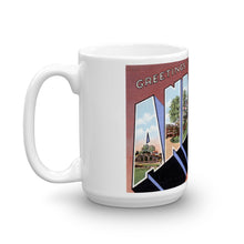 Greetings from Anderson Indiana Unique Coffee Mug, Coffee Cup