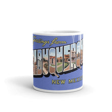 Greetings from Albuquerque New Mexico Unique Coffee Mug, Coffee Cup