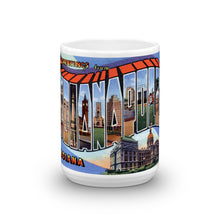 Greetings from Indianapolis Indiana Unique Coffee Mug, Coffee Cup 1