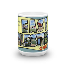 Greetings from East Palestine Ohio Unique Coffee Mug, Coffee Cup