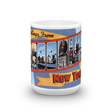 Greetings from Brooklyn New York Unique Coffee Mug, Coffee Cup 1