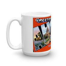 Greetings from Austin Texas Unique Coffee Mug, Coffee Cup