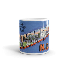 Greetings from Bismarck North Dakota Unique Coffee Mug, Coffee Cup 1