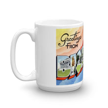Greetings from Bismarck North Dakota Unique Coffee Mug, Coffee Cup 2