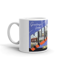 Greetings from Muncie Indiana Unique Coffee Mug, Coffee Cup
