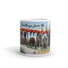 Greetings from Redwoods California Unique Coffee Mug, Coffee Cup