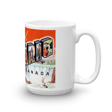 Greetings from Ontario Canada Unique Coffee Mug, Coffee Cup