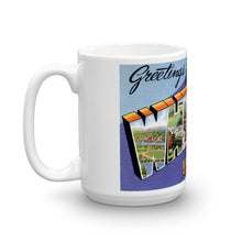 Greetings from Wheeling West Virginia Unique Coffee Mug, Coffee Cup