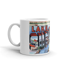 Greetings from Lake Sunapee New Hampshire Unique Coffee Mug, Coffee Cup