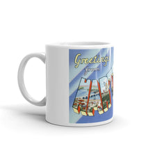 Greetings from Hartford Connecticut Unique Coffee Mug, Coffee Cup