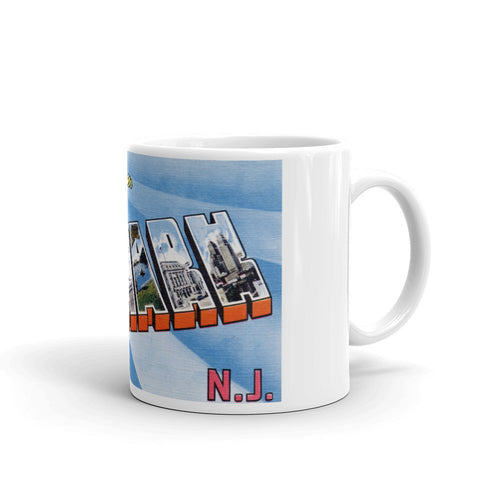 Greetings from Newark New Jersey Unique Coffee Mug, Coffee Cup 1