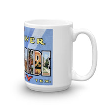 Greetings from Rio Grande Texas Unique Coffee Mug, Coffee Cup