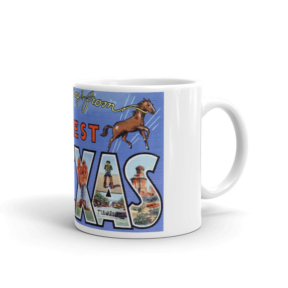 Greetings from West Texas Unique Coffee Mug, Coffee Cup