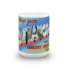 Greetings from Chattanooga Tennessee Unique Coffee Mug, Coffee Cup