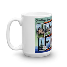 Greetings from Crystal Lake Illinois Unique Coffee Mug, Coffee Cup