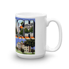 Greetings from Raleigh North Carolina Unique Coffee Mug, Coffee Cup