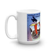 Greetings from Laramie Wyoming Unique Coffee Mug, Coffee Cup