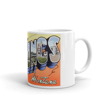 Greetings from Billings Montana Unique Coffee Mug, Coffee Cup