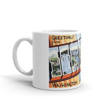 Greetings from Seattle Washington Unique Coffee Mug, Coffee Cup 1