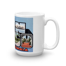 Greetings from San Diego California Unique Coffee Mug, Coffee Cup 1