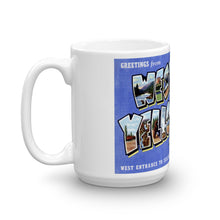 Greetings from West Yellowstone Montana Unique Coffee Mug, Coffee Cup