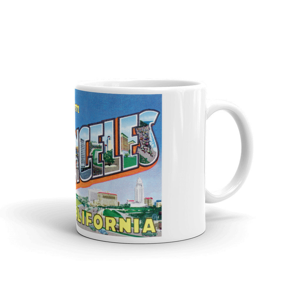 Greetings from Los Angeles California Unique Coffee Mug, Coffee Cup 4