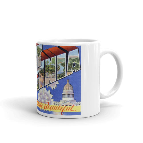 Greetings from West Virginia Unique Coffee Mug, Coffee Cup 2