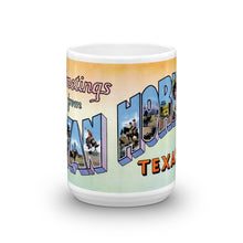 Greetings from Van Horn Texas Unique Coffee Mug, Coffee Cup