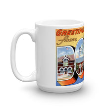 Greetings from Dover Delaware Unique Coffee Mug, Coffee Cup