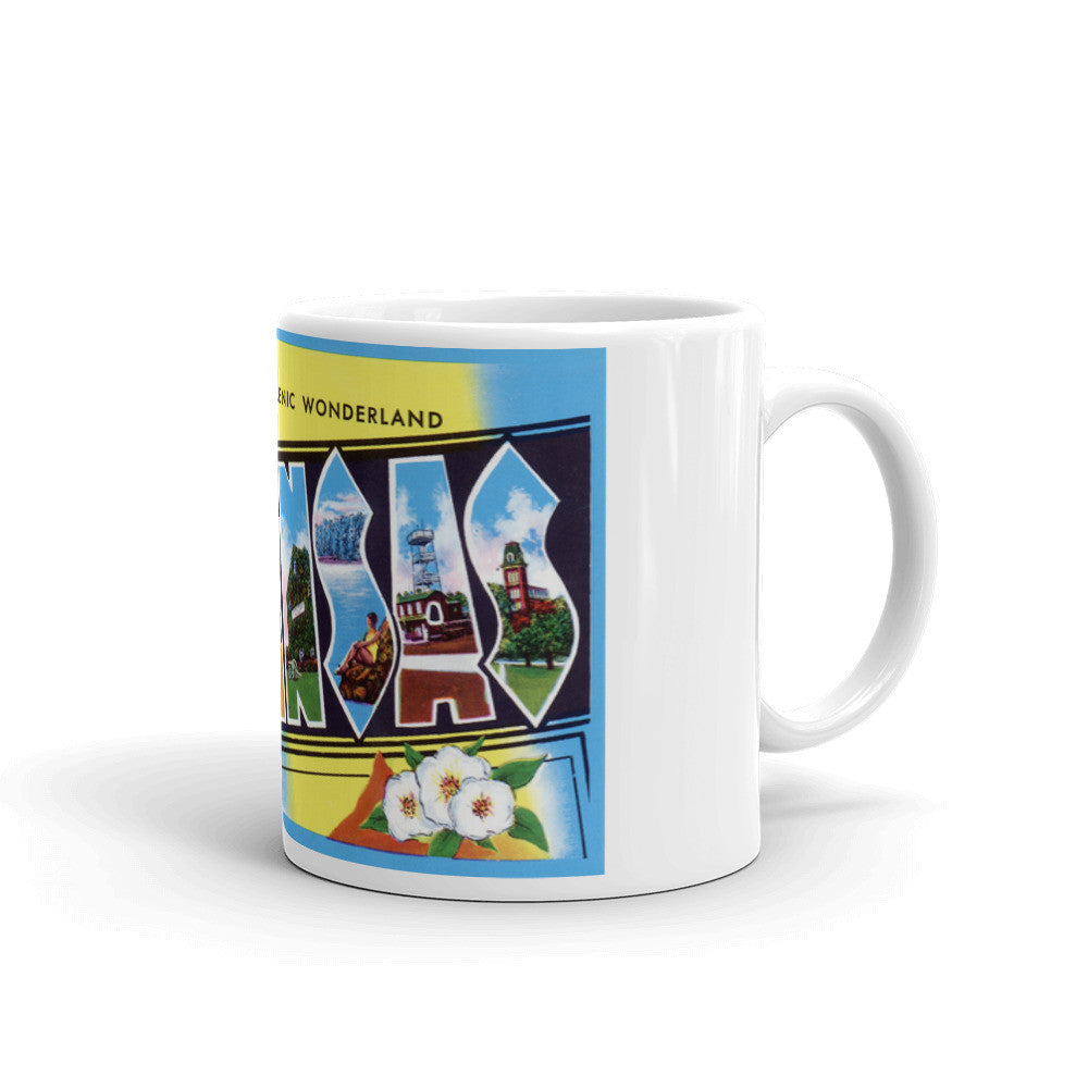 Greetings from Arkansas Unique Coffee Mug, Coffee Cup 3