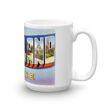 Greetings from Portland Maine Unique Coffee Mug, Coffee Cup 1