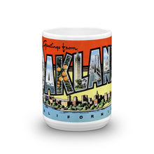 Greetings from Oakland California Unique Coffee Mug, Coffee Cup 3